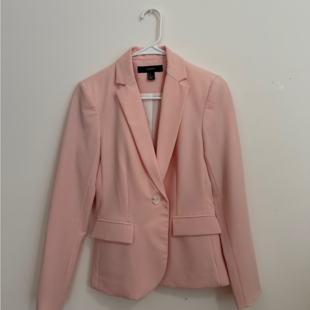 Forever 21 Light Pink Blazer for Women